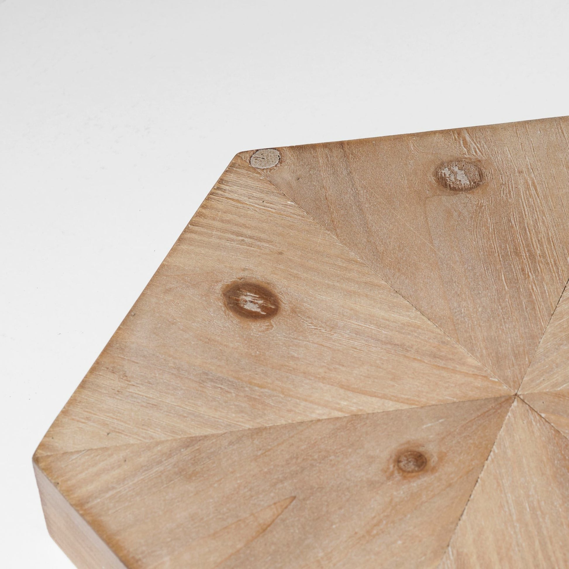 Elyse Wooden Hexagonal Boxes Set of Two by Mercana in natural. Made from unique in a cottage & farmhouse style.