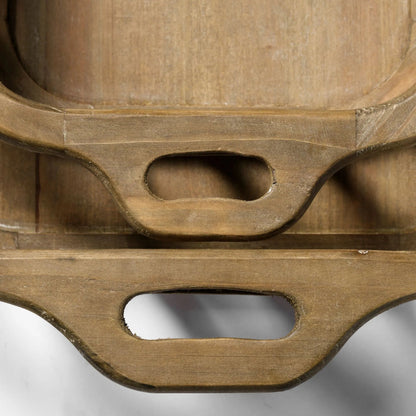 Louis Slated Nesting Trays Set of Two by Mercana in natural. Made from unique in a cottage & farmhouse style.