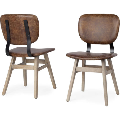 Haden Dining Chair (Set of 2) by Mercana. Made from unique in a rustic style.
