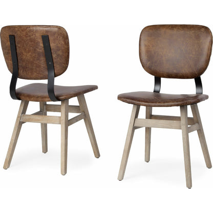 Haden Dining Chair (Set of 2) by Mercana. Made from unique in a rustic style.