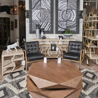 Arreto Coffee Table by Mercana. Made from solid wood in a eclectic & global style.