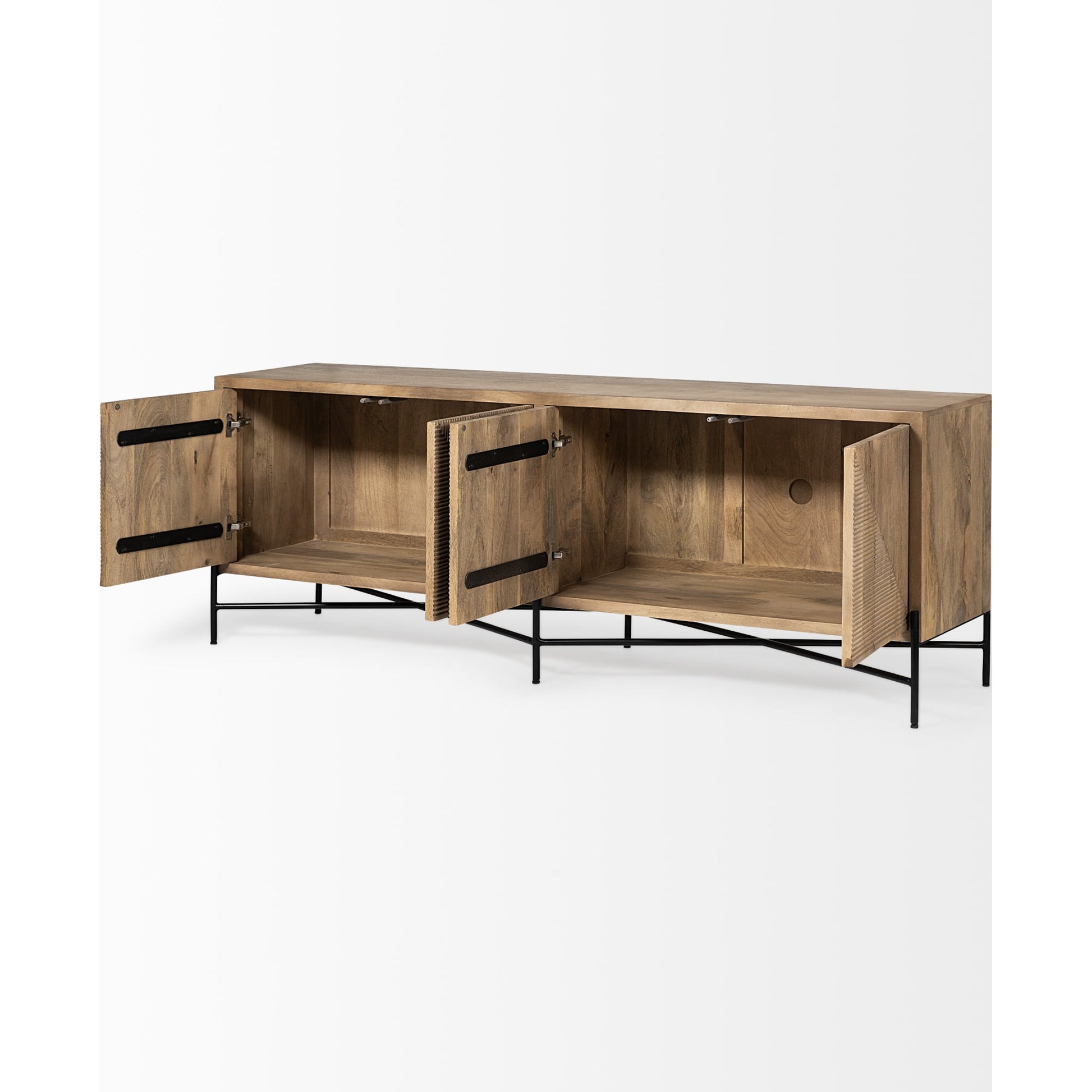 Cairo Sideboard by Mercana in natural. Made from unique in a modern style.