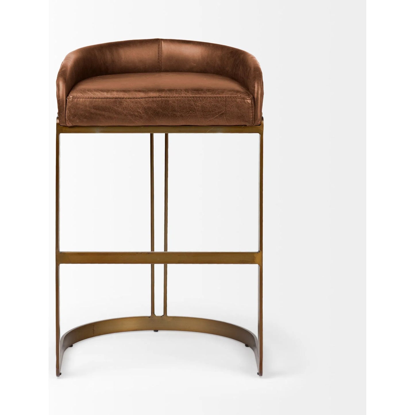 004 SR-815328 | Additional Silo | Hollyfield Leather Seat Bar/Counter Stool by Mercana. Made from unique in a modern style.