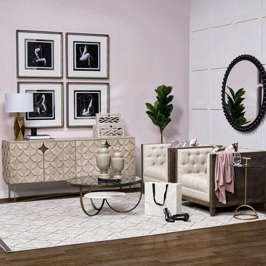 Excelsior Sideboard by Mercana in natural. Made from unique in a modern style.