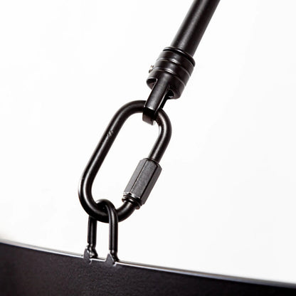 Decamp Chandelier by Mercana in matte black. Made from unique in a modern style.