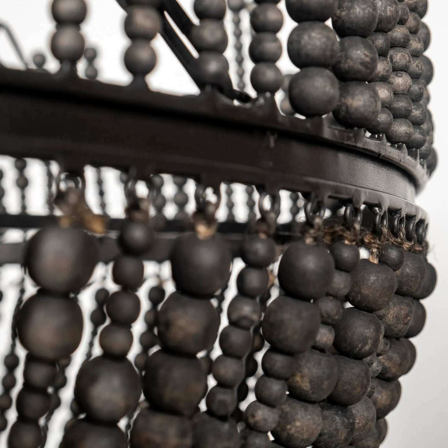 009 SR-815504 | Closeup | Liam Chandelier by Mercana in natural. Made from unique in a modern style.