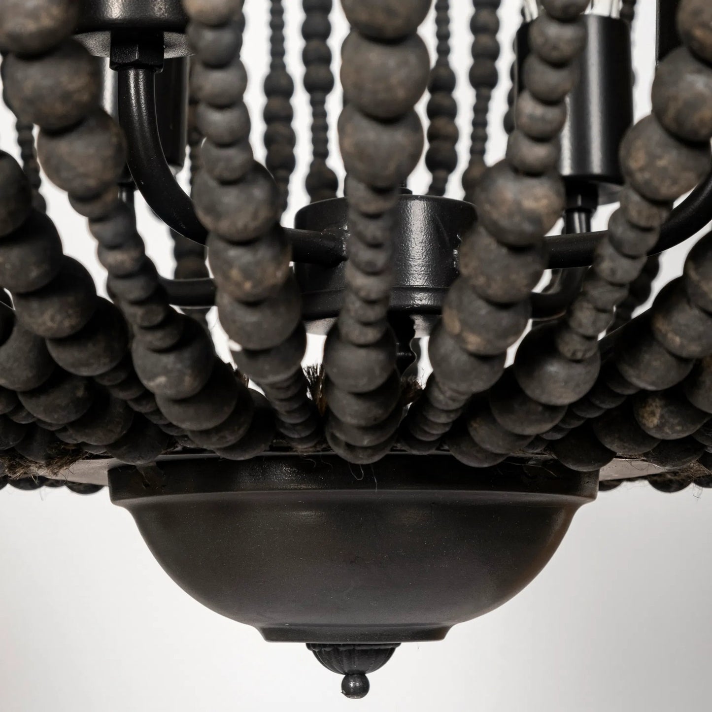 010 SR-815504 | Closeup | Liam Chandelier by Mercana in natural. Made from unique in a modern style.