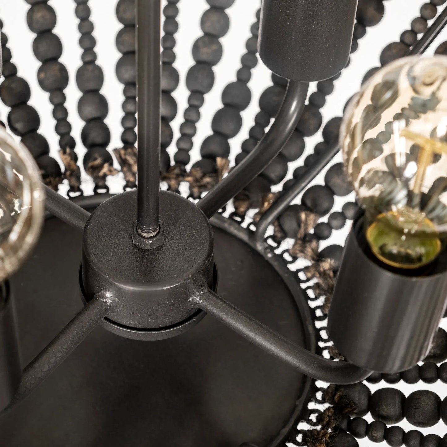 006 SR-815504 | Closeup | Liam Chandelier by Mercana in natural. Made from unique in a modern style.