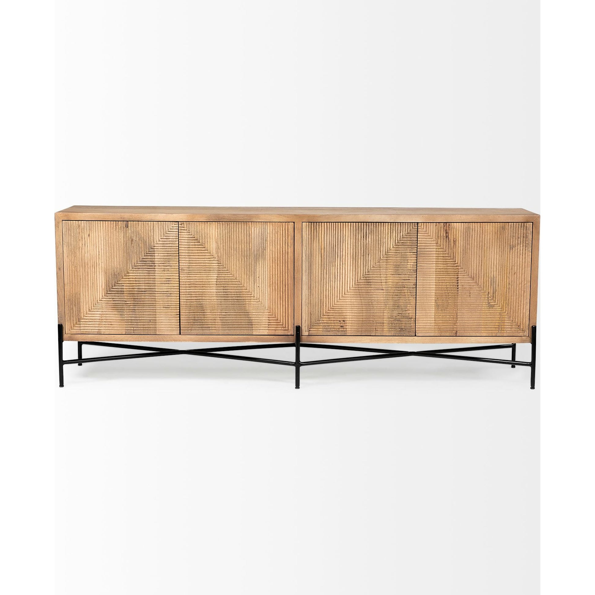Cairo Sideboard by Mercana in natural. Made from unique in a modern style.