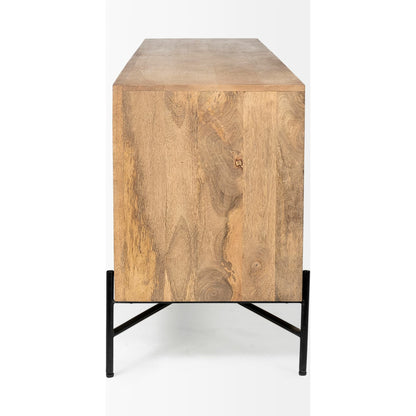 Cairo Sideboard by Mercana in natural. Made from unique in a modern style.