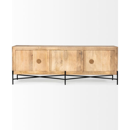 Cairo Sideboard by Mercana in natural. Made from unique in a modern style.