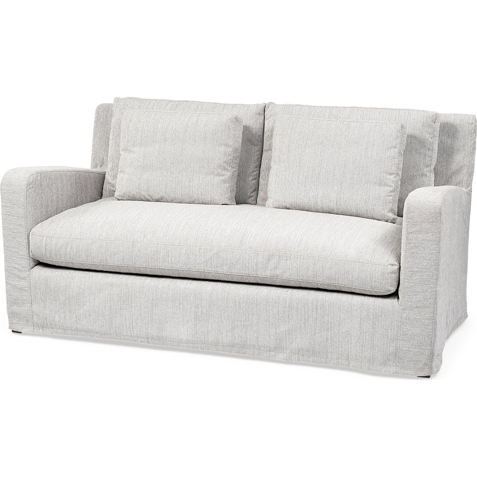 Denly Love Seat by Mercana in frost gray. Made from unique in a transitional style.