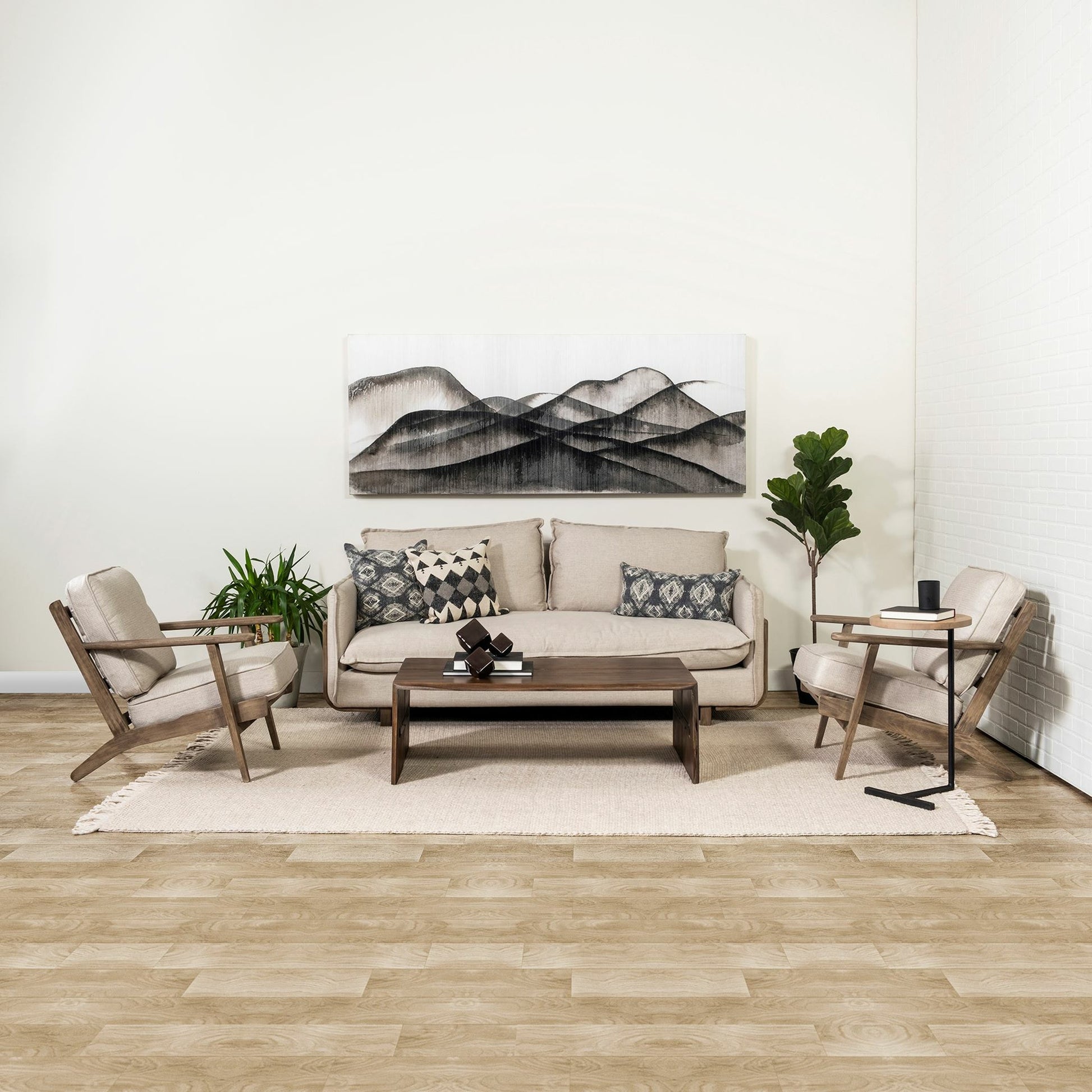Mayweather Black Geometric Ceramic Cubes Set of Three by Mercana in natural. Made from unique in a modern style.