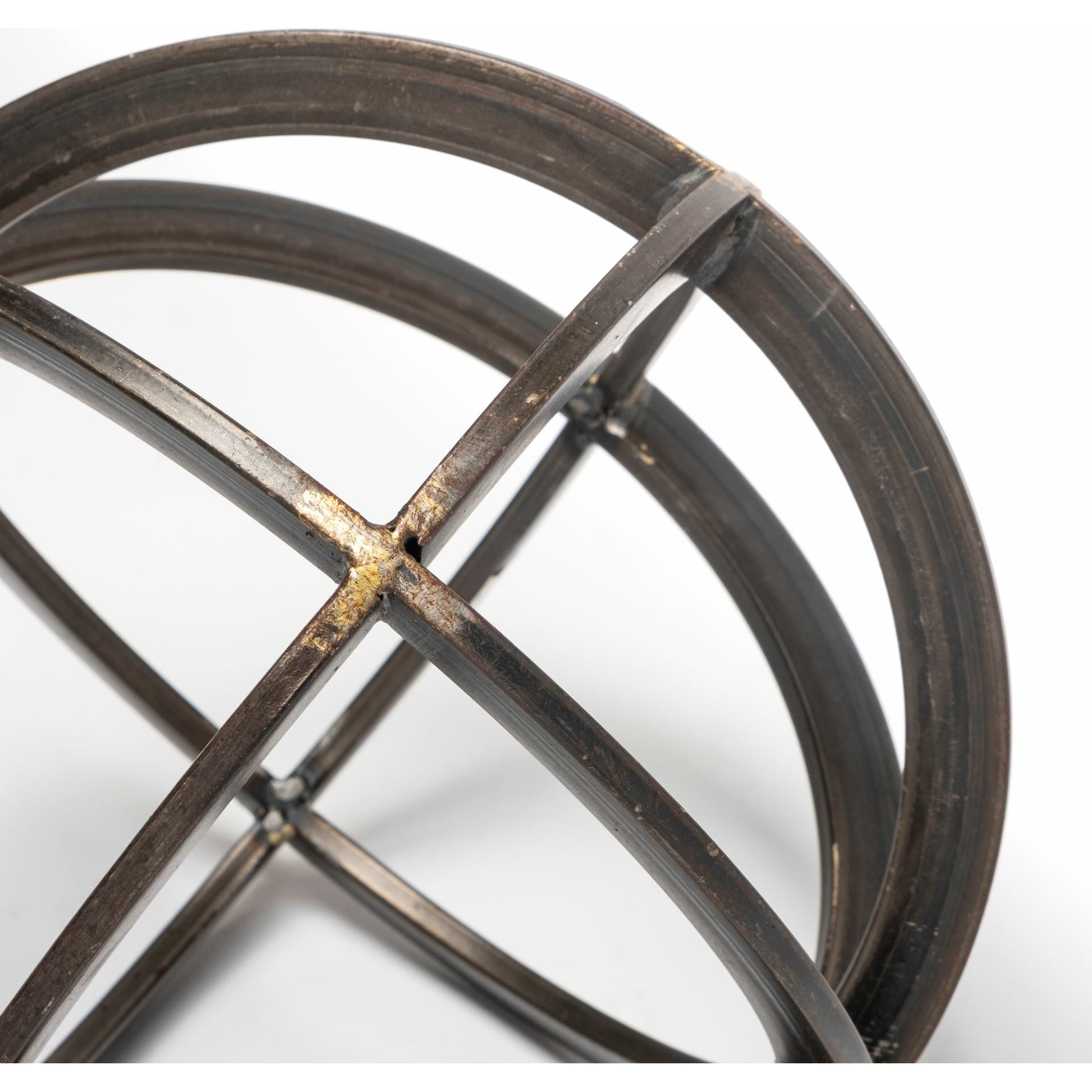 Galenna I Circular Decorative Orb by Mercana in black. Made from unique in a modern style.