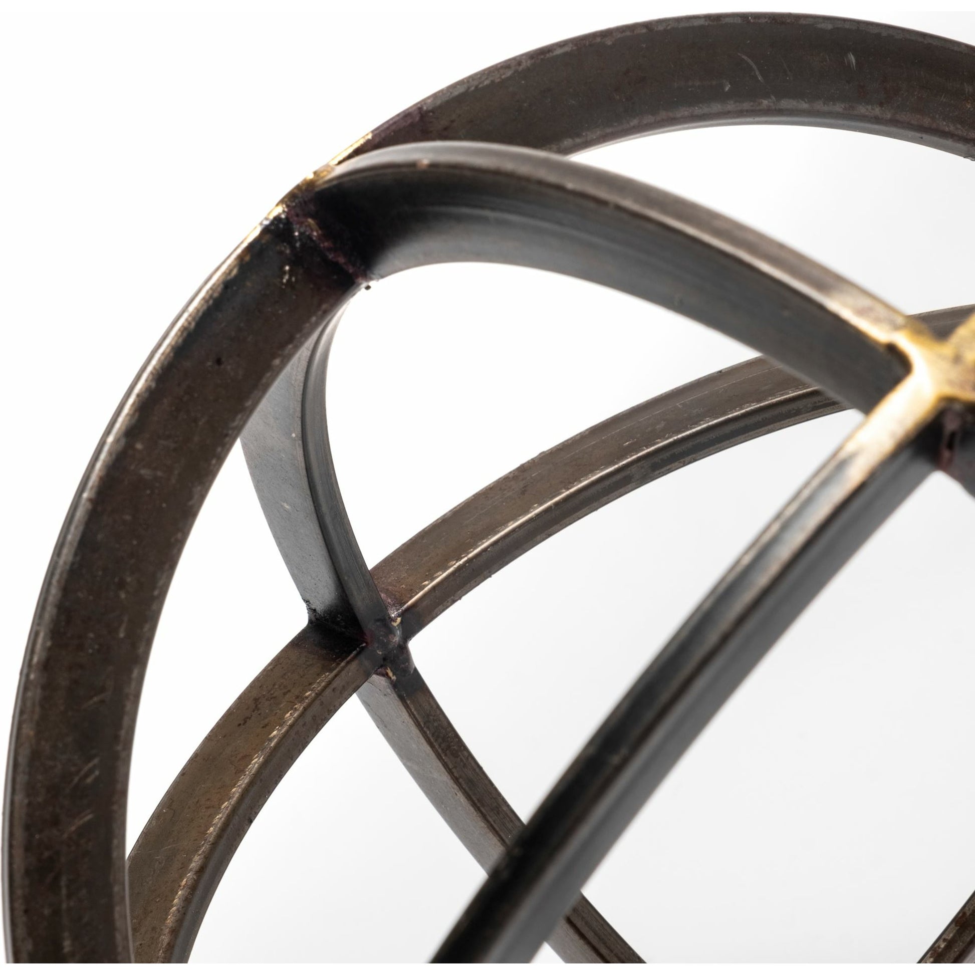 Galenna II Circular Decorative Orb by Mercana in black. Made from unique in a modern style.