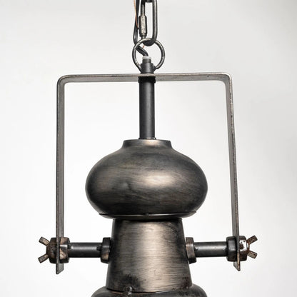 Bashaw Pendant Light by Mercana in gray. Made from unique in a coastal style.
