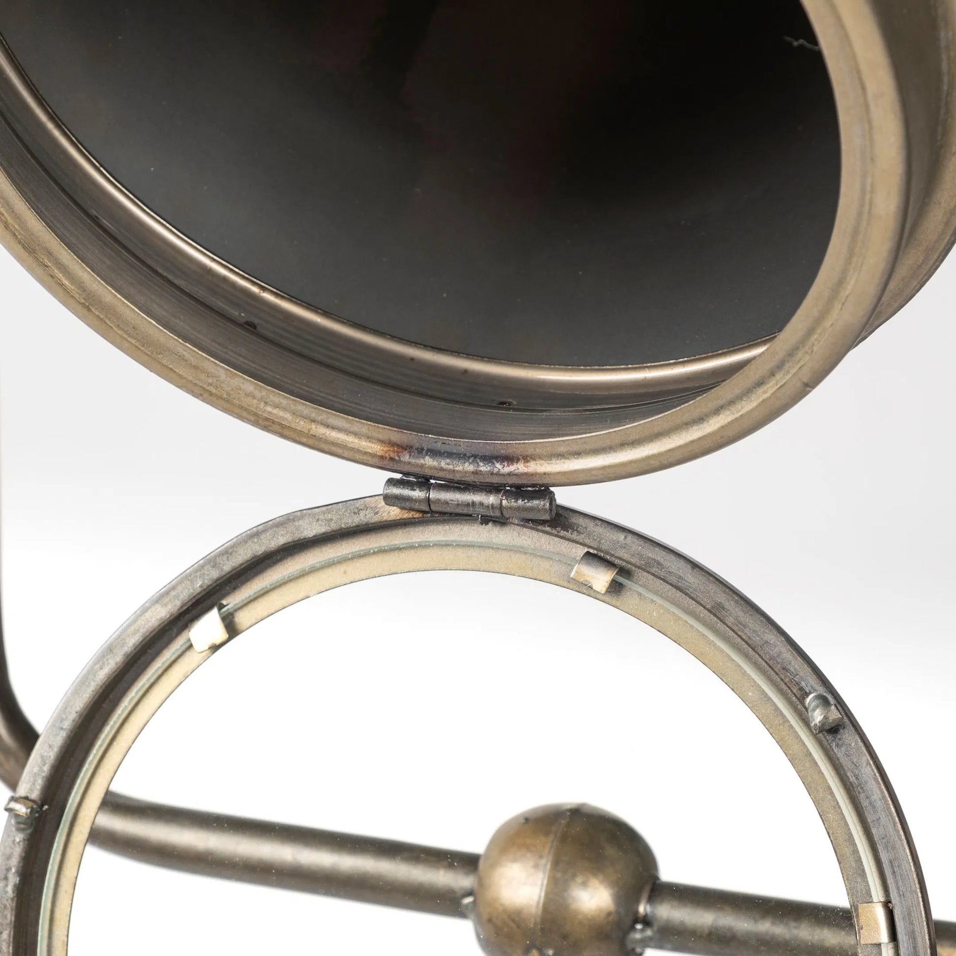 Debdou Floor Lamp by Mercana in gray. Made from unique in a modern style.