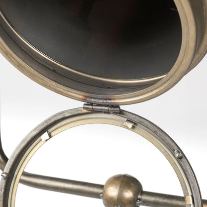 Debdou Floor Lamp by Mercana in gray. Made from unique in a modern style.