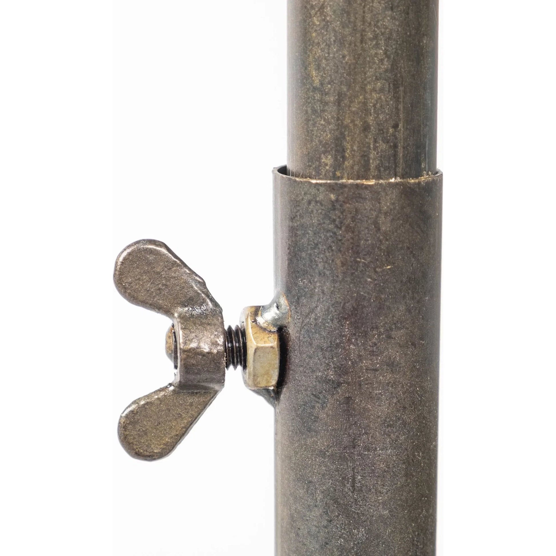 Debdou Floor Lamp by Mercana in gray. Made from unique in a modern style.