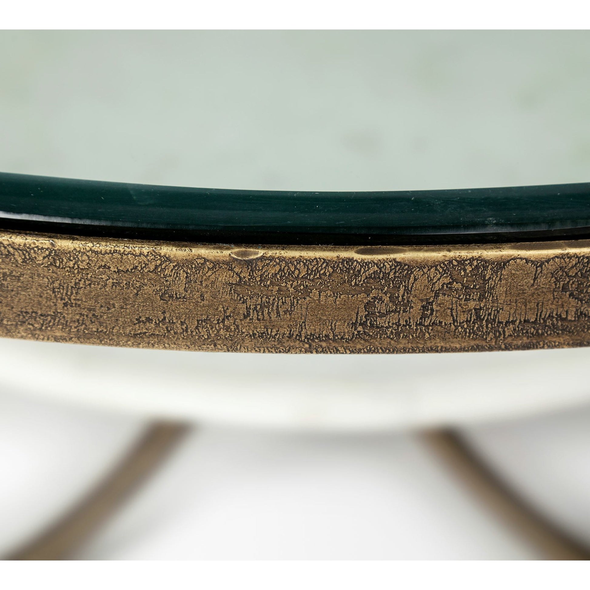 Reinhardt Coffee Table by Mercana in white, gold. Made from unique in a transitional style.