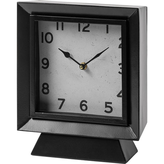 Ralph I Table Clock by Mercana in natural. Made from unique in a modern style.