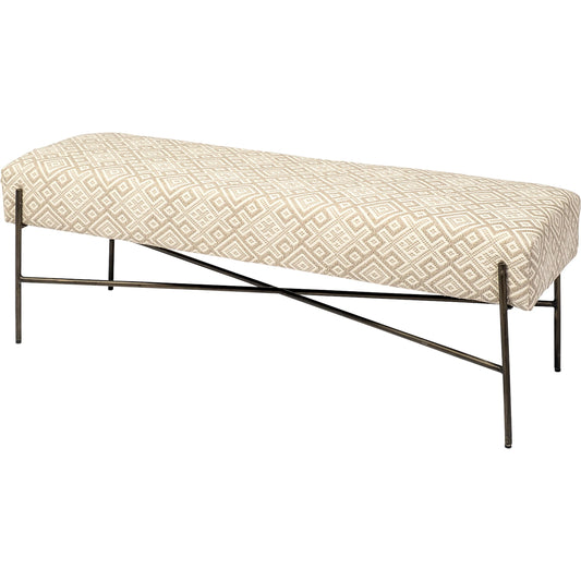 Avery Bench by Mercana in natural. Made from unique in a eclectic & global style.