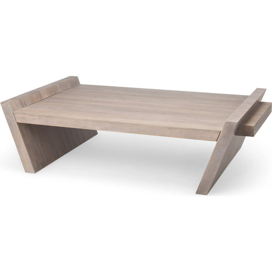 Elaine Coffee Table by Mercana in mango wood, medium brown. Made from unique in a eclectic & global style.