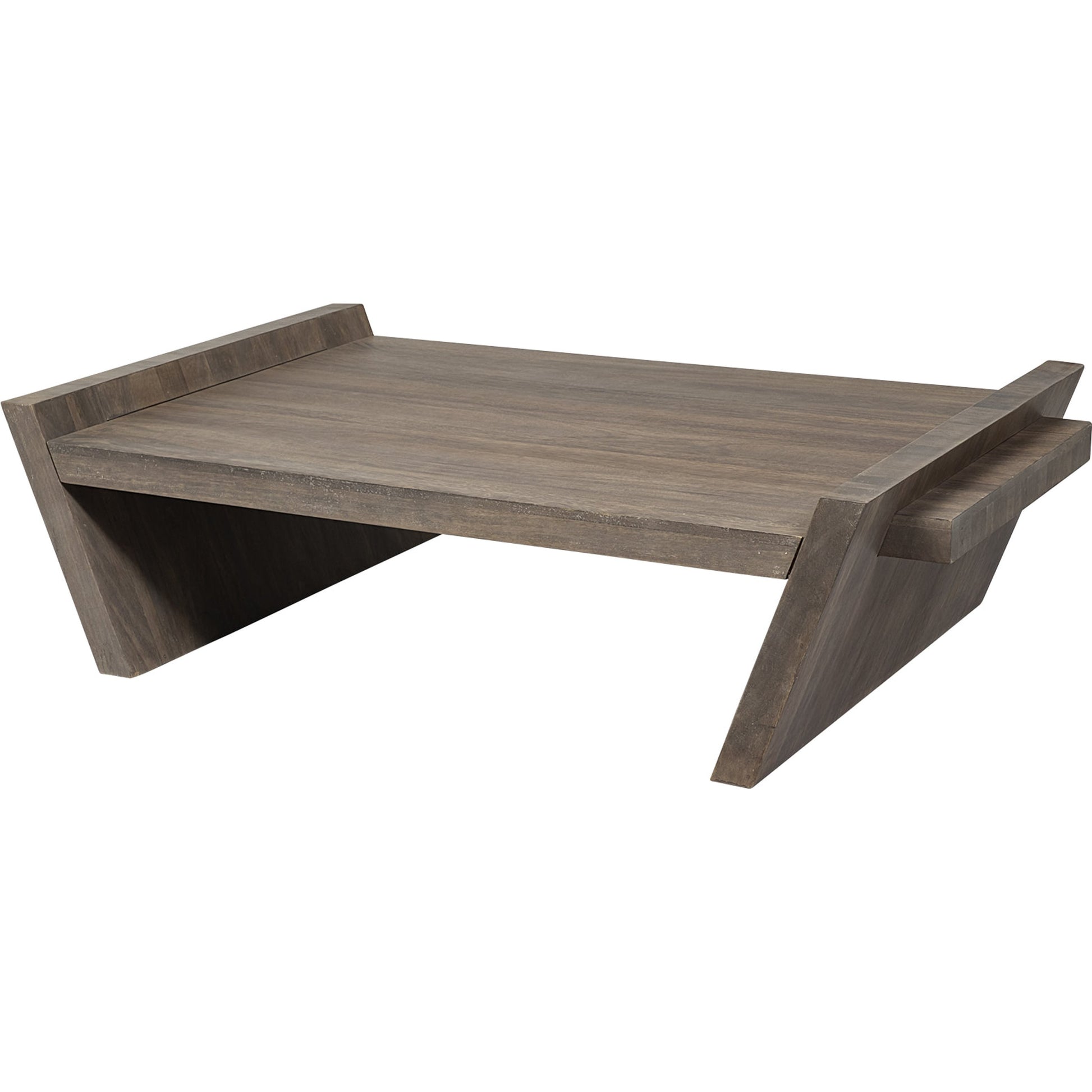 Elaine Coffee Table by Mercana in mango wood, medium brown. Made from unique in a eclectic & global style.