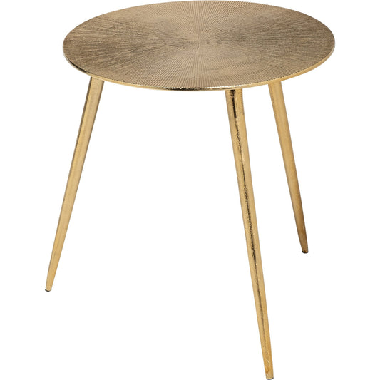 Reva Accent Table by Mercana in antique gold. Made from unique in a modern style.