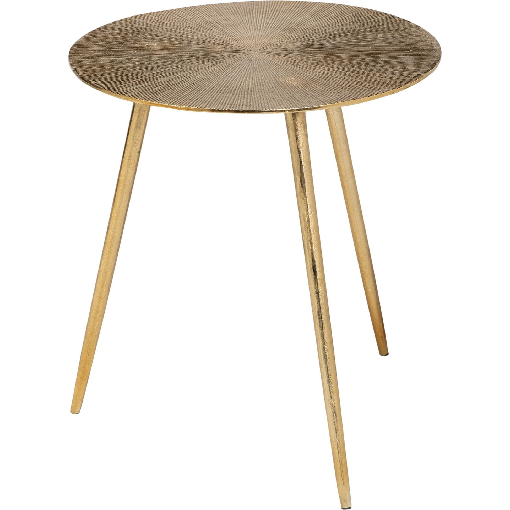 Reva Accent Table by Mercana in antique gold. Made from unique in a modern style.