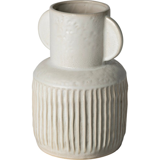 Judy Eggshell Vase by Mercana in eggshell. Made from unique in a eclectic & global style.