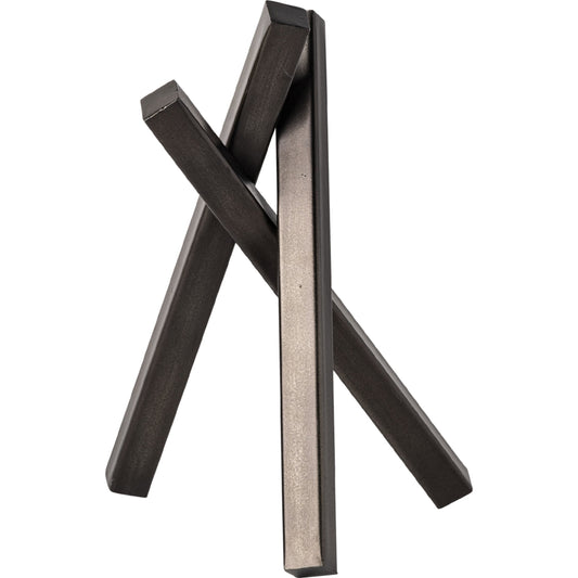 Bastian Black Abstract Object by Mercana in natural. Made from unique in a modern style.