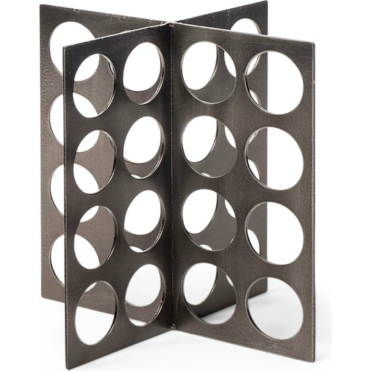 Fletcher Abstract Decorative Object by Mercana in dark gray. Made from unique in a unique style.