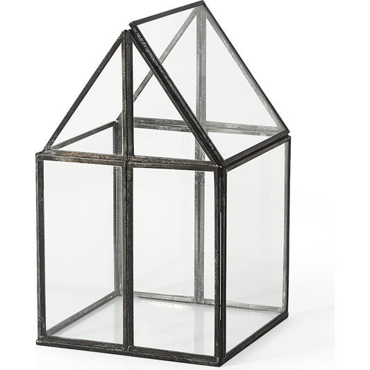 Sikes Hut Terrarium Base by Mercana in clear. Made from unique in a unique style.
