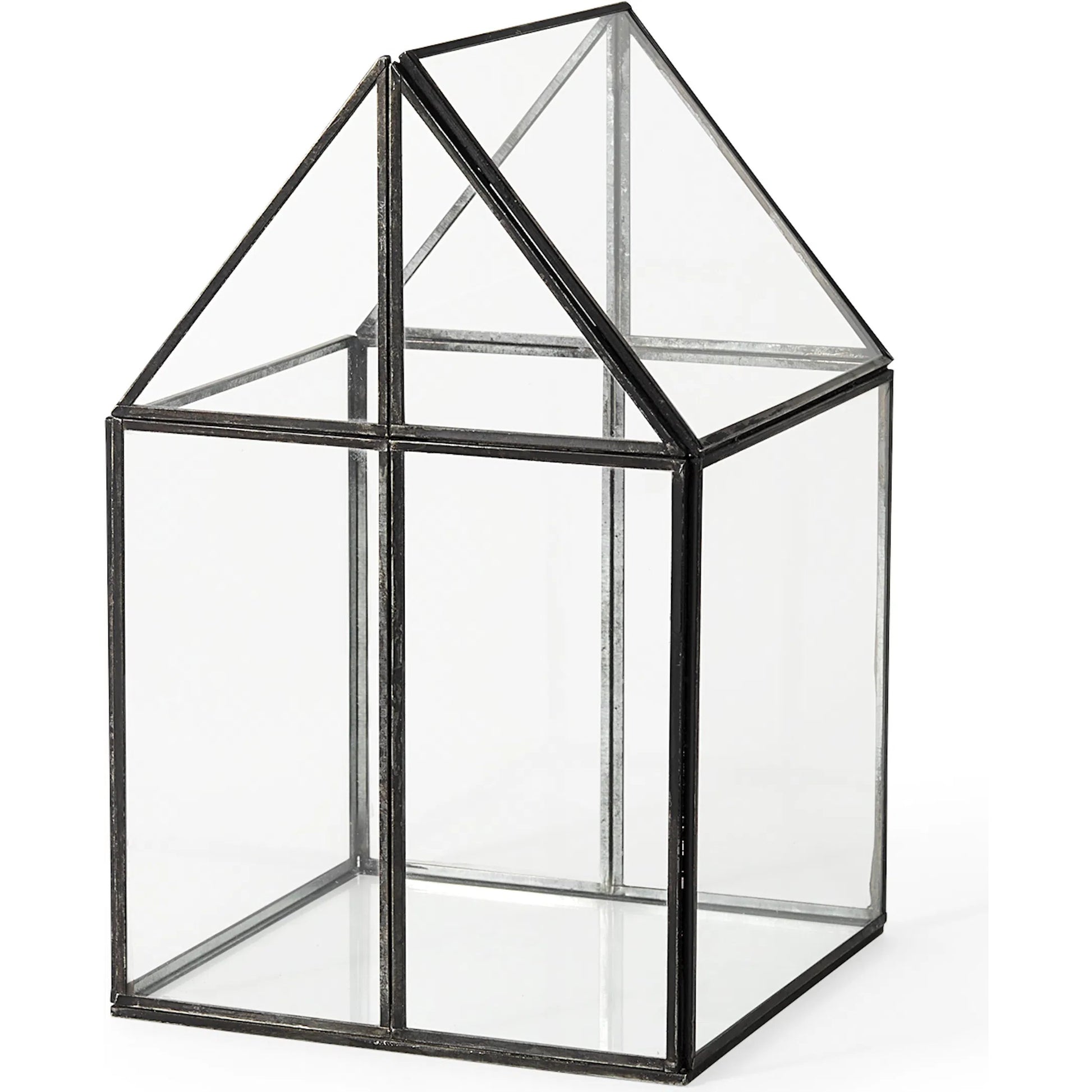Sikes Hut Terrarium Base by Mercana in clear. Made from unique in a transitional style.