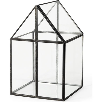 Sikes Hut Terrarium Base by Mercana in clear. Made from unique in a transitional style.