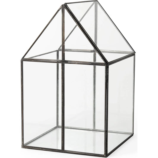 Sikes Hut Terrarium Base by Mercana in clear. Made from unique in a unique style.