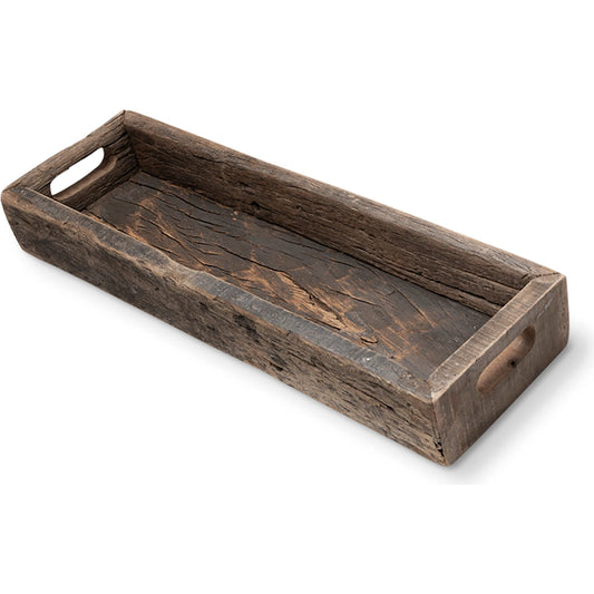 Vernon Reclaimed Tray by Mercana in natural. Made from unique in a rustic style.