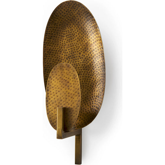 Clarence Wall Sconce by Mercana in gold. Made from metal in a unique style.