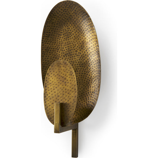 Clarence Wall Sconce by Mercana in gold. Made from metal in a unique style.