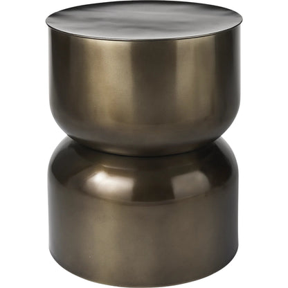 Catriona Accent Table by Mercana in brass. Made from unique in a unique style.