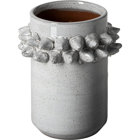 Farmhampton Spoked Vase by Mercana in white. Made from unique in a coastal style.