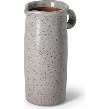 Frieda Freckled Jug by Mercana in grey. Made from unique in a cottage & farmhouse style.