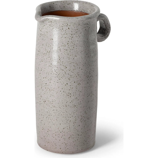 Frieda Freckled Jug by Mercana in grey. Made from unique in a cottage & farmhouse style.