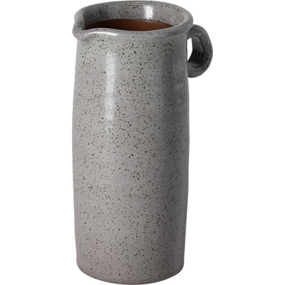 Frieda Freckled Jug by Mercana in grey. Made from unique in a cottage & farmhouse style.