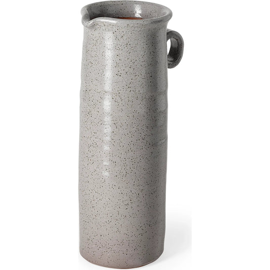Frieda Freckled Jug by Mercana in grey. Made from unique in a cottage & farmhouse style.