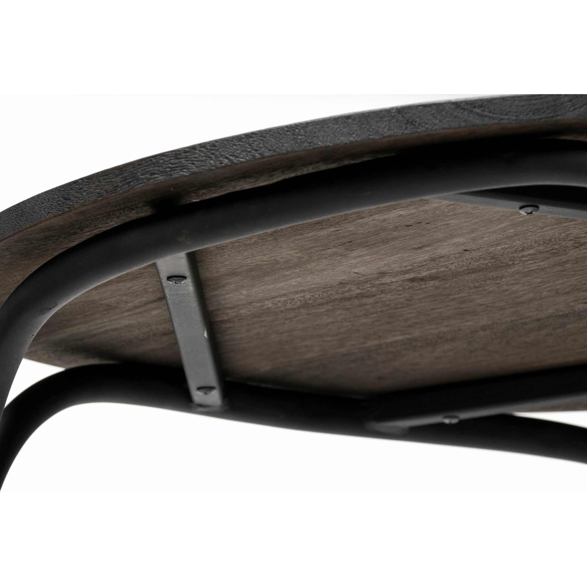 Etienne Table by Mercana in black wood, white marble. Made from unique in a eclectic & global style.