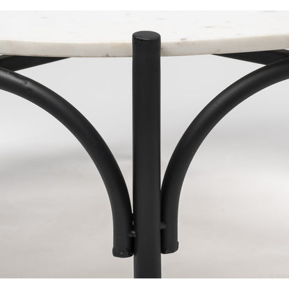 Etienne Coffee Table by Mercana in white marble. Made from marble in a cottage & farmhouse style.