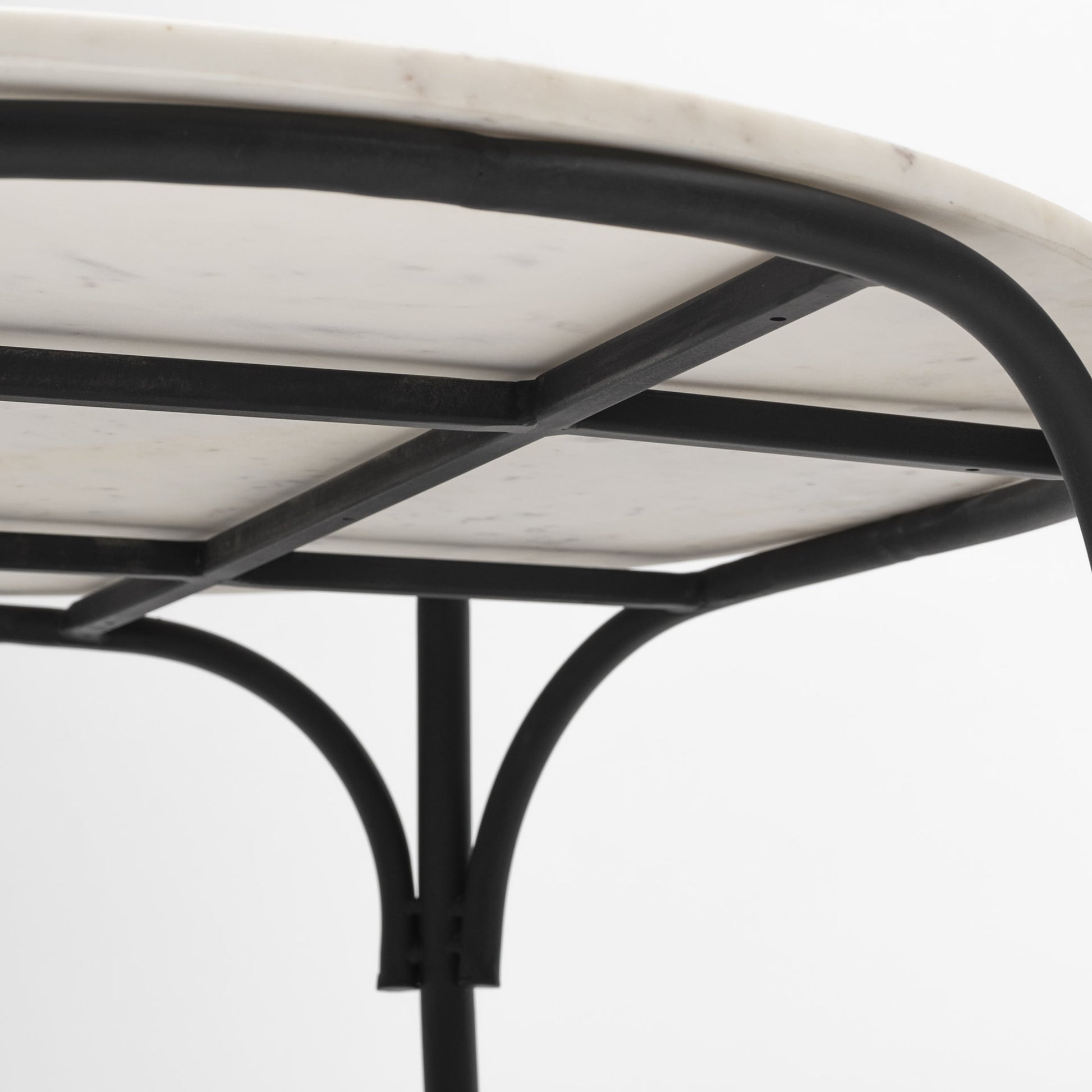 Etienne Coffee Table by Mercana in white marble. Made from marble in a cottage & farmhouse style.