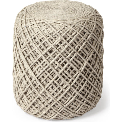 Allium Pouf by Mercana. Made from handwoven wool in a eclectic & global style.